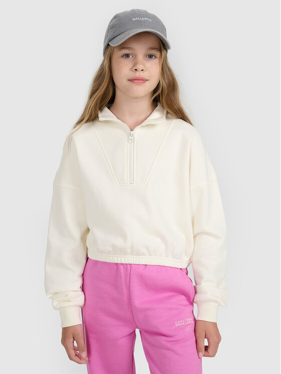 4F 4F Bluza URBAN COMMUTER Biały Oversize