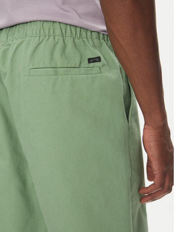 Billabong Billabong Kratke hlače Larry Twill EBYWS00114 Zelena Regular Fit