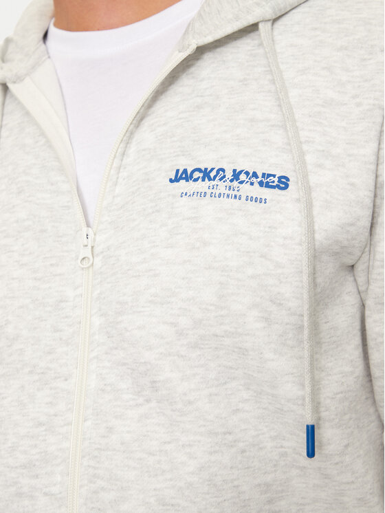 Jack&Jones Jack&Jones Majica dugih rukava Alvis 12256847 Siva Standard Fit