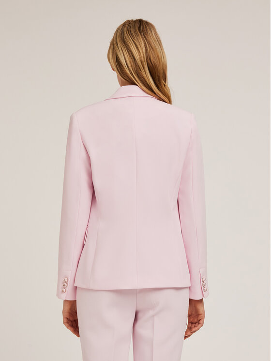 Motivi Motivi Marynarka Q660Q000842N006 Różowy Slim Fit