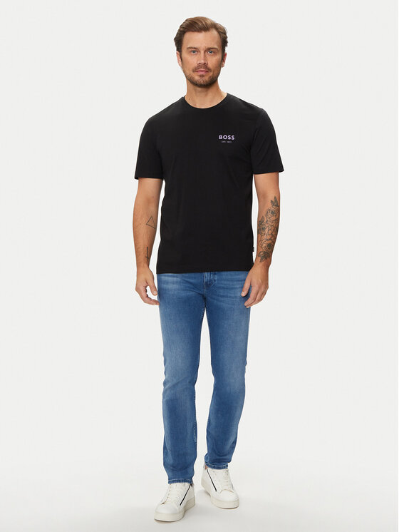 BOSS Boss T-krekls C-Thompson 24 50521209 Melns Regular Fit