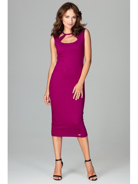 Lenitif Lenitif Vestito K475 Rosa Regular Fit
