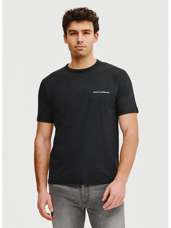 Pako Lorente Pako Lorente T-Shirt P25SN-TT-001 Czarny Regular Fit