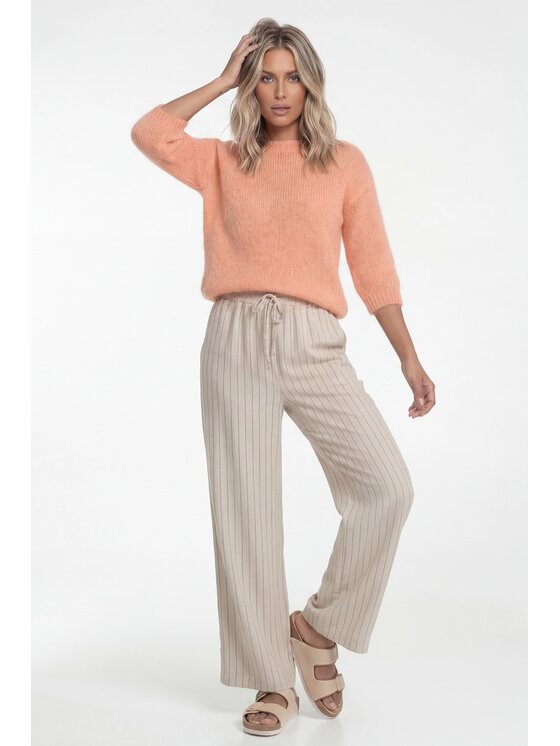 FIGL FIGL Sweter M1329 Pomarańczowy Regular Fit