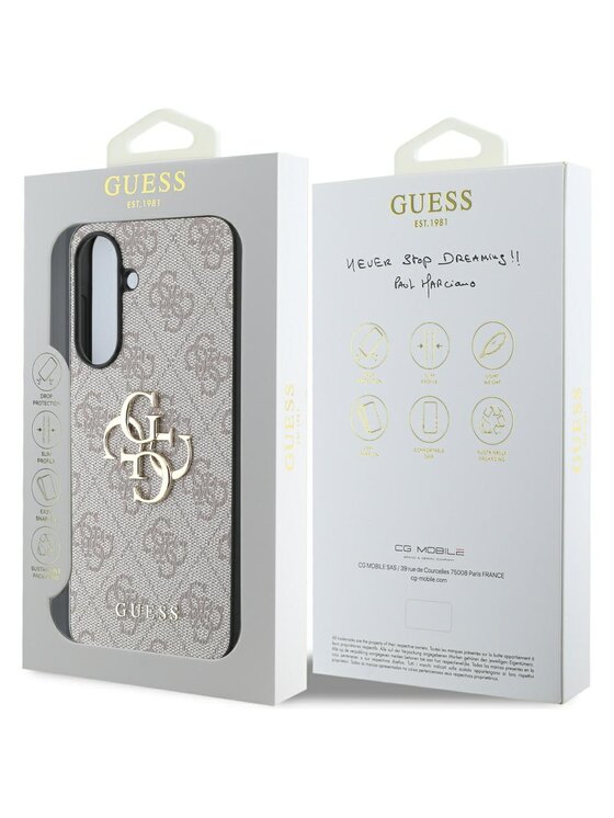 Guess Guess Etui na telefon Samsung Galaxy A36 Różowy