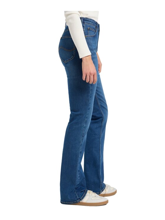 Lee Lee Jeansy 112370942 Niebieski Bootcut Fit