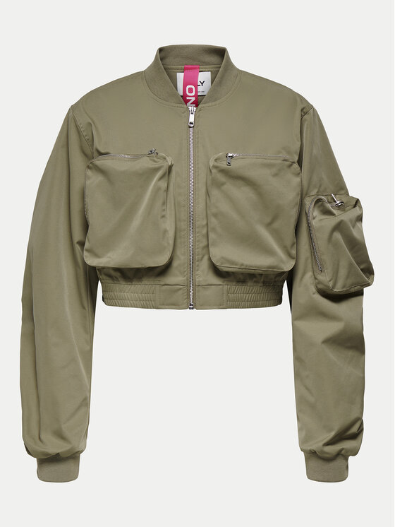 ONLY ONLY Kurtka bomber Saga 15336303 Zielony Regular Fit