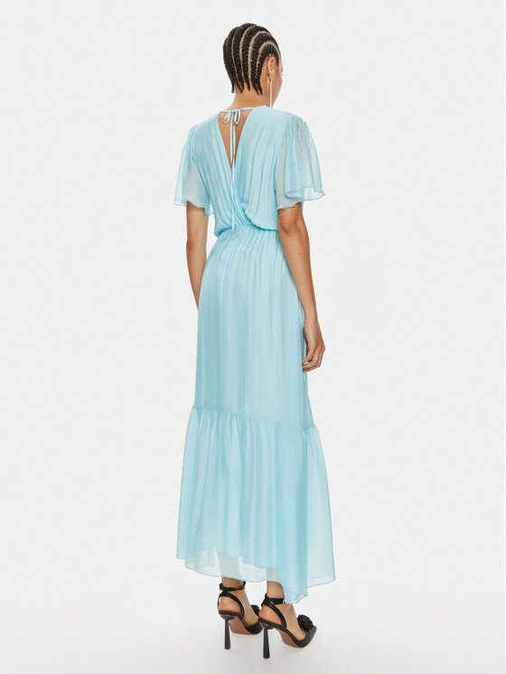 Haveone Haveone Sommerkleid AFF-L013 Blau Regular Fit