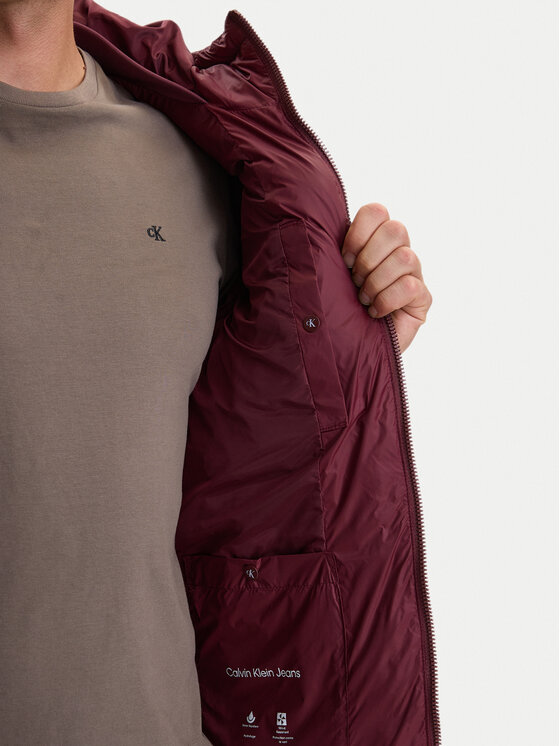 Calvin Klein Jeans Calvin Klein Jeans Μπουφάν χειμωνιάτικο LV04RG513G Σκούρο κόκκινο Regular Fit