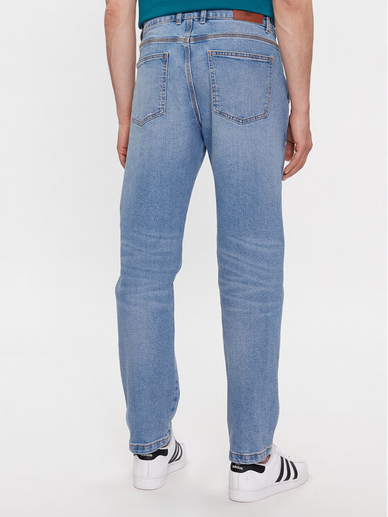 United Colors Of Benetton United Colors Of Benetton Farmer 41TBUE019 Kék Straight Fit