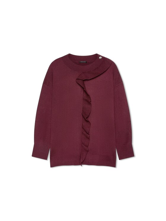 Fiorella Rubino Fiorella Rubino Maglione M456L008723N036 Bordeaux Regular Fit