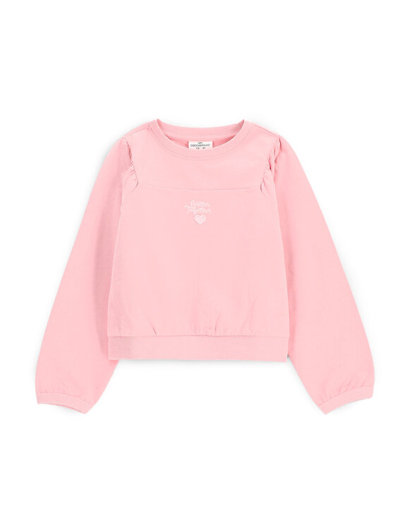 Dziewczęca Bluza Coccodrillo, Rozmiar 110, Różowa, WC5132101NGK
