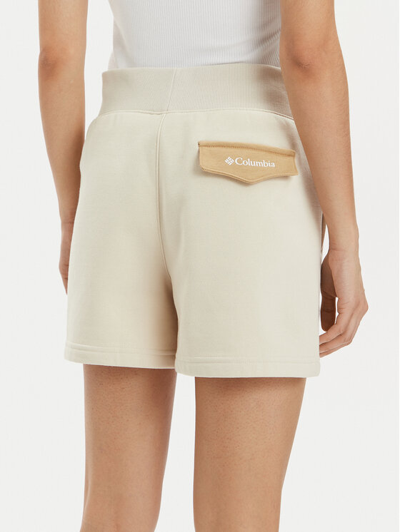 Columbia Columbia Športne kratke hlače Lodge™ 2073461 Bela Relaxed Fit