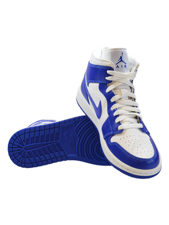 Nike Nike Buty do koszykówki 1 Mid Niebieski
