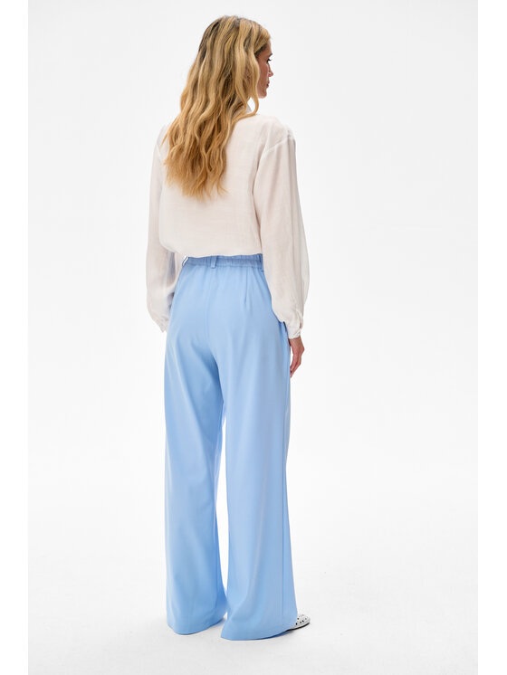blue shadow blue shadow Spodnie materiałowe Frida Niebieski Regular Fit
