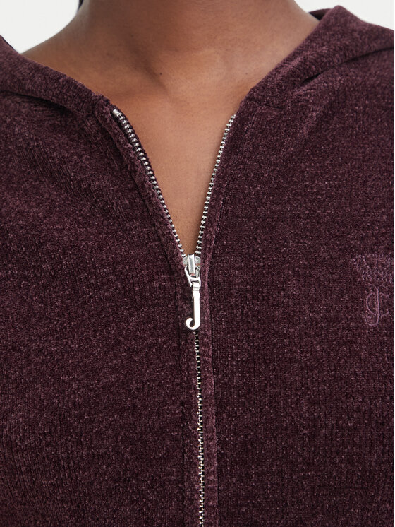 Juicy Couture Juicy Couture Світшот JCWEB005 Темно-коричневий Regular Fit