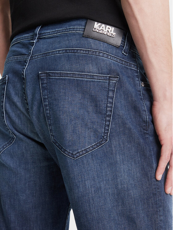 KARL LAGERFELD KARL LAGERFELD Szorty jeansowe 265820 552833 Granatowy Regular Fit