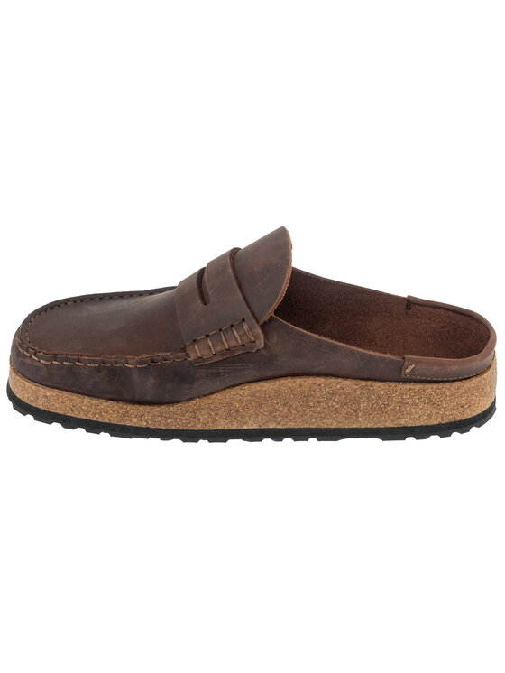 Birkenstock Birkenstock Klapki Naples Leoi Brązowy