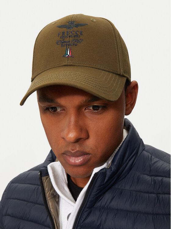 Aeronautica Militare Aeronautica Militare Kapa s šiltom 242HA1132CT2261 Khaki