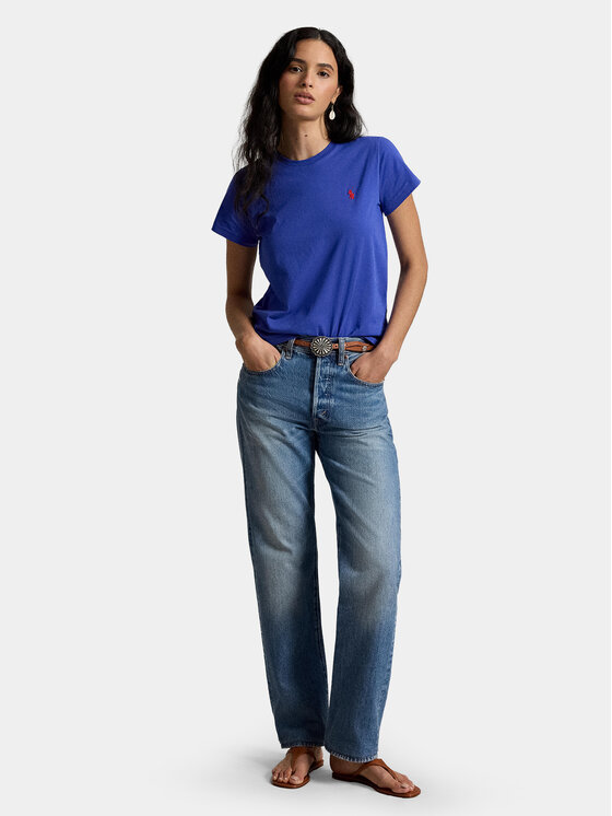 Polo Ralph Lauren Polo Ralph Lauren Tričko 211B14605020 Modrá Classic Fit
