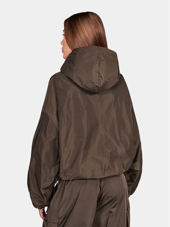 MADE BY SOCIETY MADE BY SOCIETY Kurtka anorak Sovelle Espresso - J27722 Brązowy Basic Fit