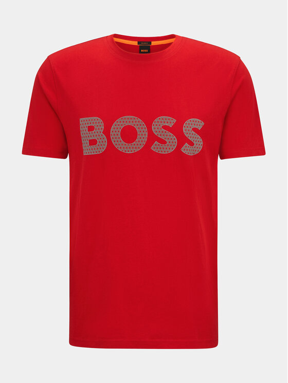 BOSS Boss T-shirt TeeBOSSRete 50495719 Rosso Regular Fit