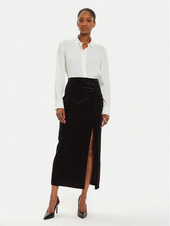 Marella Marella Midi szoknya Idioma2 2423776042 Fekete Regular Fit