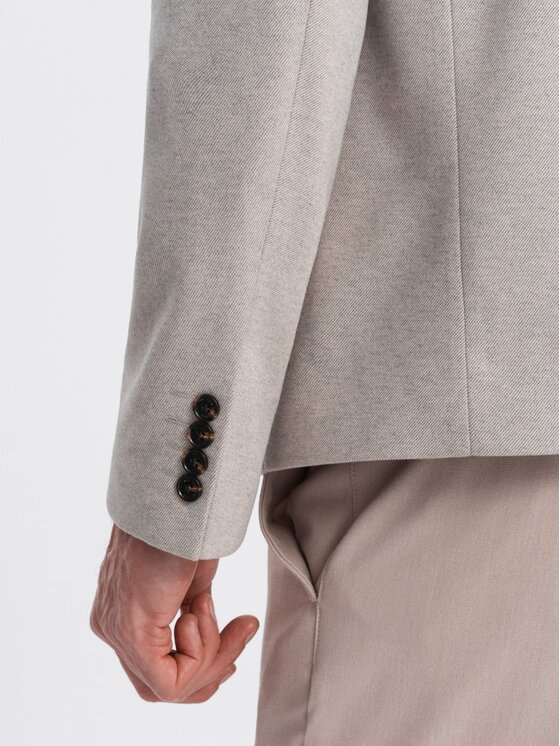 Ombre Ombre Sako OM-BLZB-0131 Béžová Regular Fit