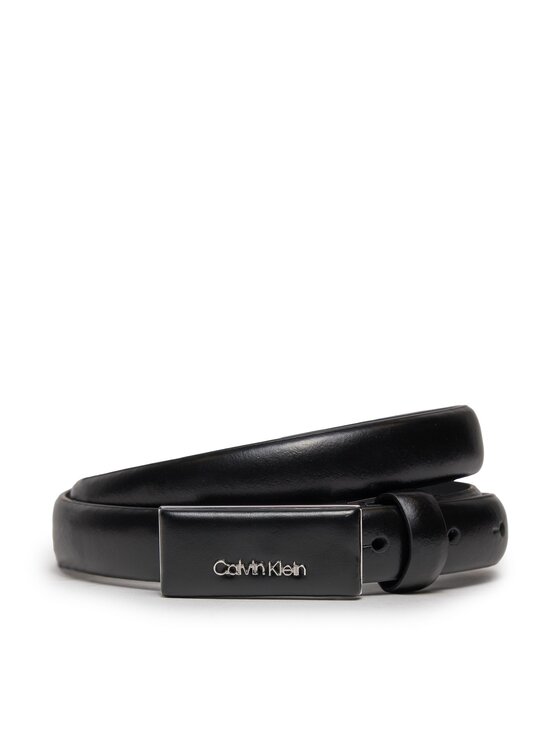Calvin Klein Calvin Klein Moteriškas Diržas Ck Must Covered Buckle Belt 2.0 K60K611997 Juoda