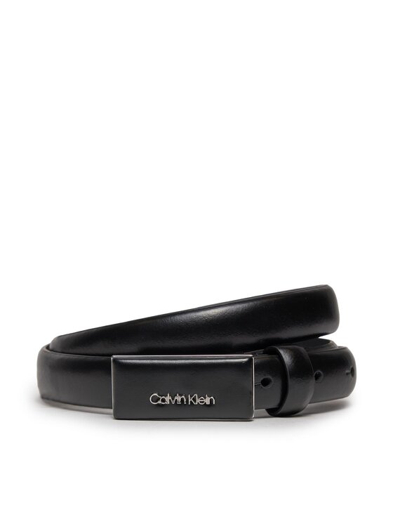 Calvin Klein Sieviešu josta Ck Must Covered Buckle Belt 2.0 K60K611997 Melns