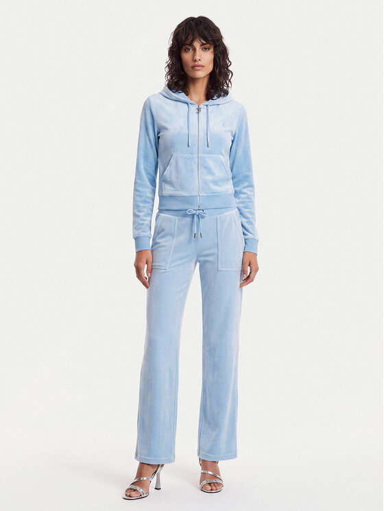 Juicy Couture Juicy Couture Суитшърт Robertson JCAP176 Син Slim Fit