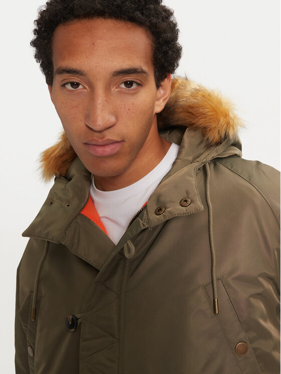 Guess Guess Parka M4BL22 WG932 Khaki Regular Fit