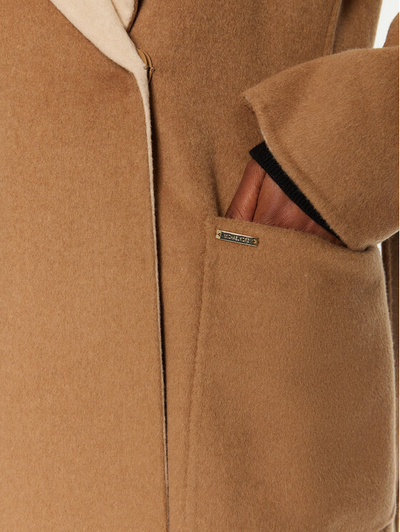 MICHAEL Michael Kors MICHAEL Michael Kors Palton de lână 77B6510M22 Bej Regular Fit