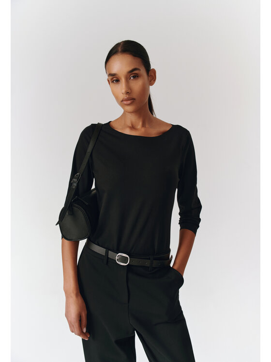 TATUUM TATUUM Bluzka MIKAJANKA Czarny Classic Fit