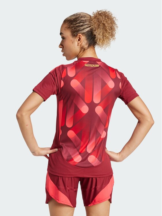 adidas adidas Koszulka techniczna Germany 25 (Women's Team) Away Jersey Czerwony Regular Fit
