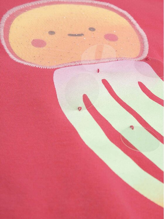 Coccodrillo Coccodrillo T-Shirt WC4143202OWK Różowy Regular Fit