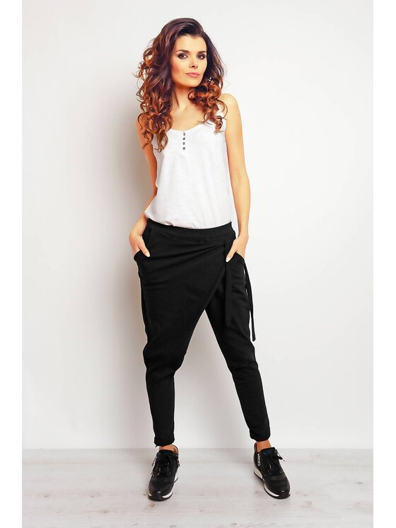 Infinite You Infinite You Dámské kalhoty M092 Černá Basic Fit