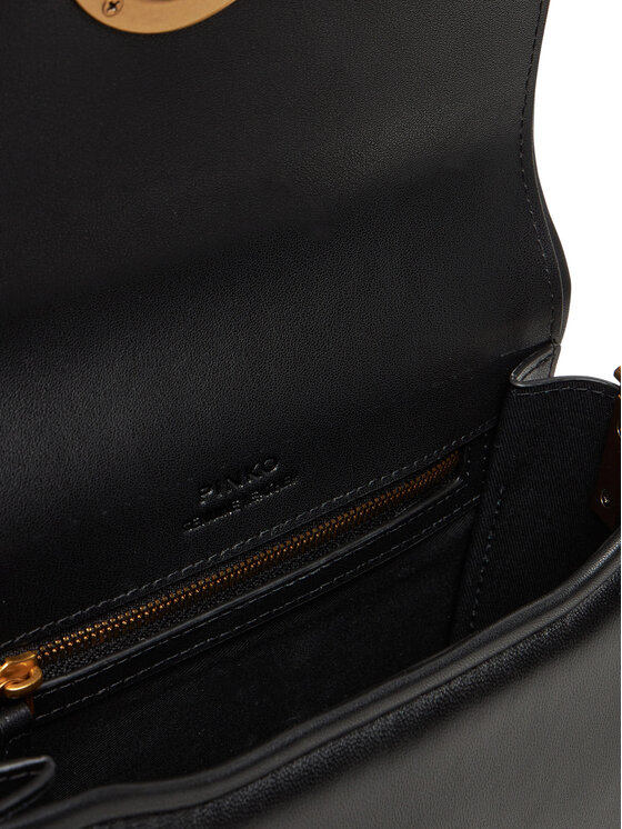 PINKO PINKO Geantă Love Box Bag Fl Mini 104297 A26L Negru
