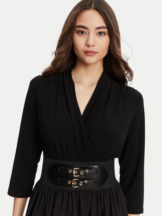 Joseph Ribkoff Joseph Ribkoff Φόρεμα κοκτέιλ 253185 Μαύρο Regular Fit
