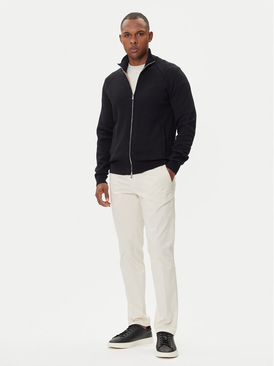 BOSS BOSS Kardigan H-Idino 50543150 Crna Regular Fit