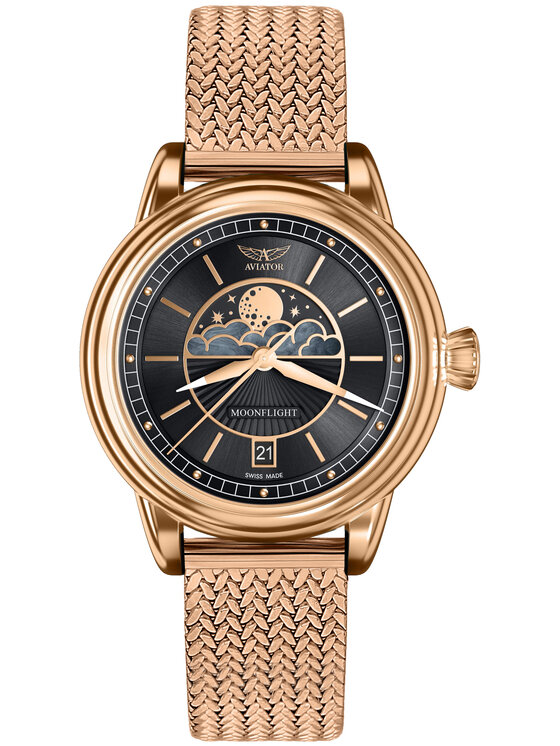 Aviator Aviator Orologio V.1.33.2.253.4WM-SET Oro rosa