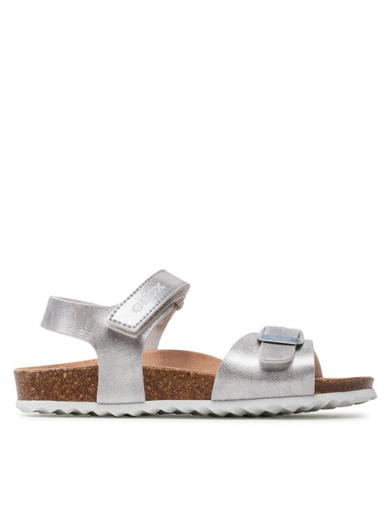 Geox Sandale J Adriel Girl J028MC000BJC1007 S Argintiu