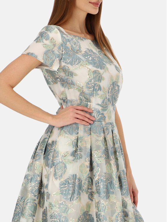 L’AF L’AF Sukienka koktajlowa Gween Zielony Regular Fit