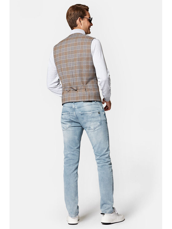 Lancerto Lancerto Kamizelka Grassy KA131223000011 Beżowy Slim Fit