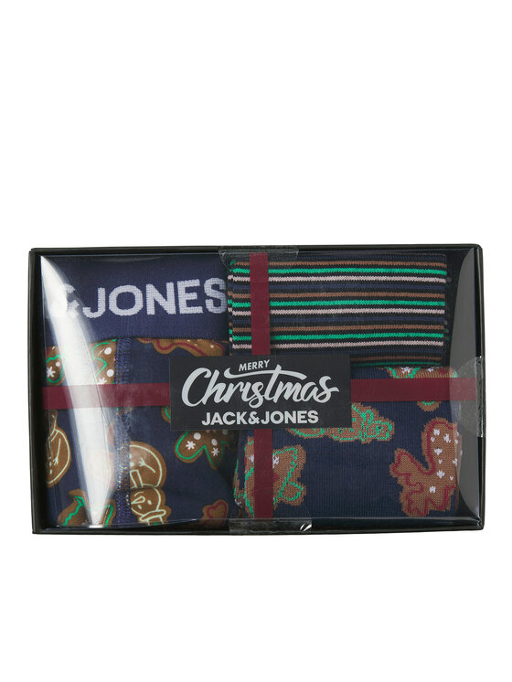 Jack & Jones Jack & Jones Bokszer és zokni szett Gingerbread Giftbox 12285133 Színes