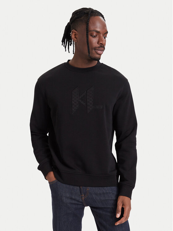 KARL LAGERFELD KARL LAGERFELD Bluza 705013 564910 Czarny Regular Fit