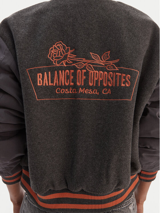 RVCA RVCA Bomber jakna Ryan 23B163507 Siva Regular Fit