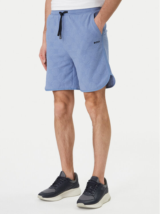 BOSS BOSS Спортивні шорти Member 50558883 Блакитний Relaxed Fit