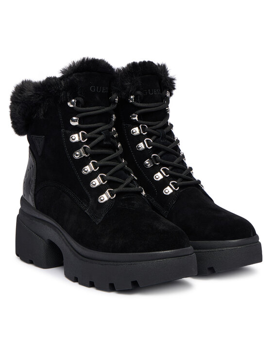 Guess Guess Зимни обувки FLFYRL SUE10 Черен