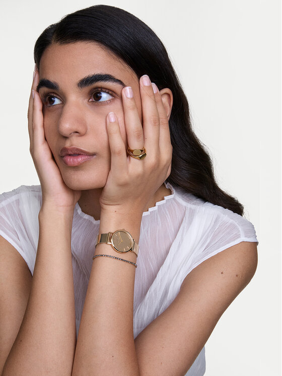 Daniel Wellington Daniel Wellington Ročna ura Petite Reflection 28 DW00100797 Zlata